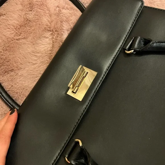Rare Kate Spade Black Satchel ♠️ - Picture 5 of 7